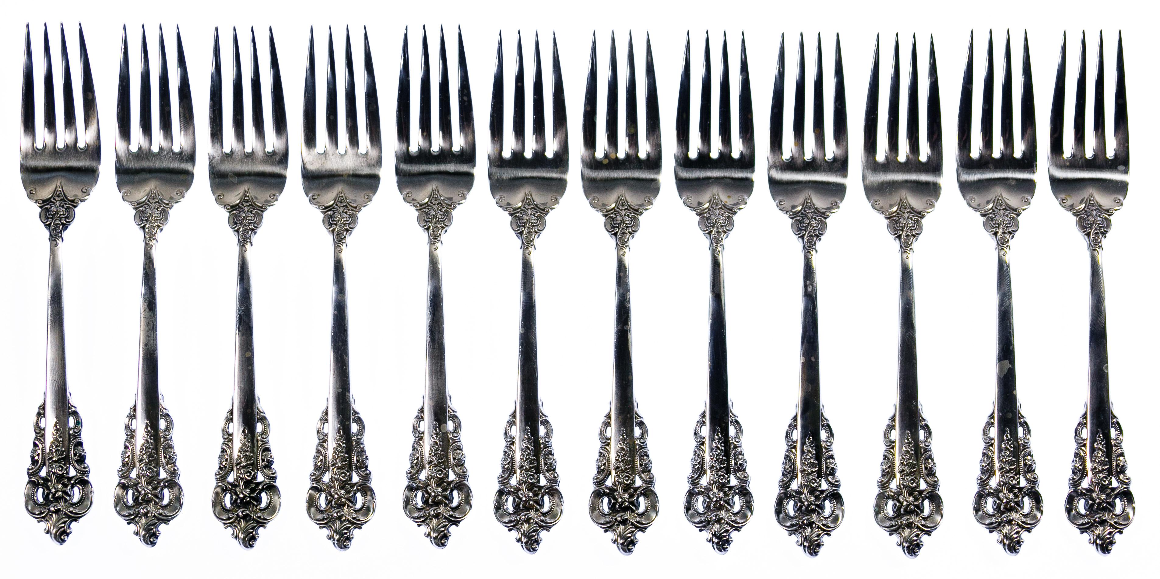 Wallace 'Grande Baroque' Sterling Silver Flatware Service