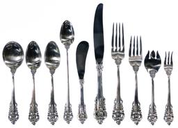 Wallace 'Grande Baroque' Sterling Silver Flatware Service