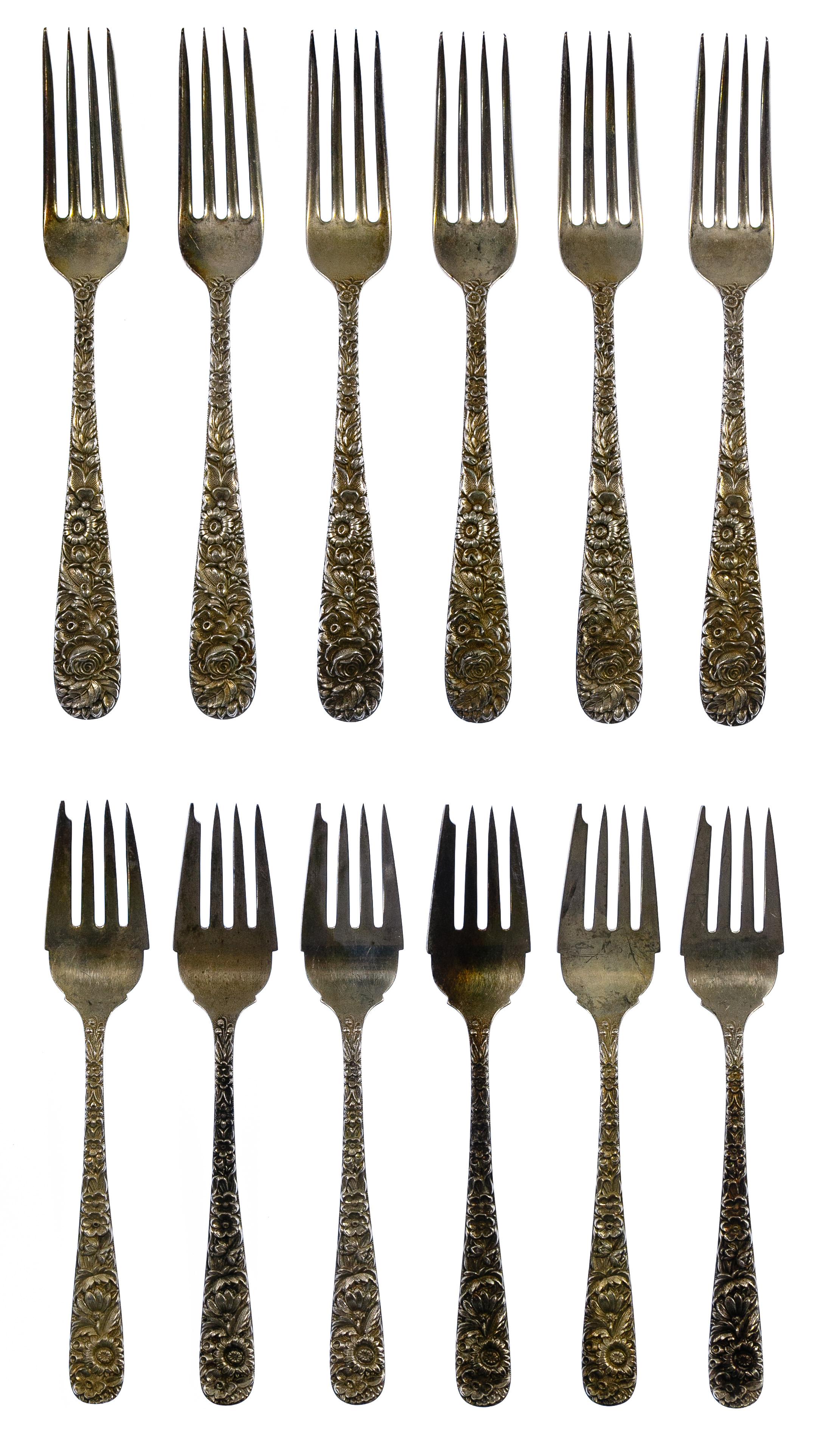 S Kirk & Son 'Repousse' Sterling Silver Flatware