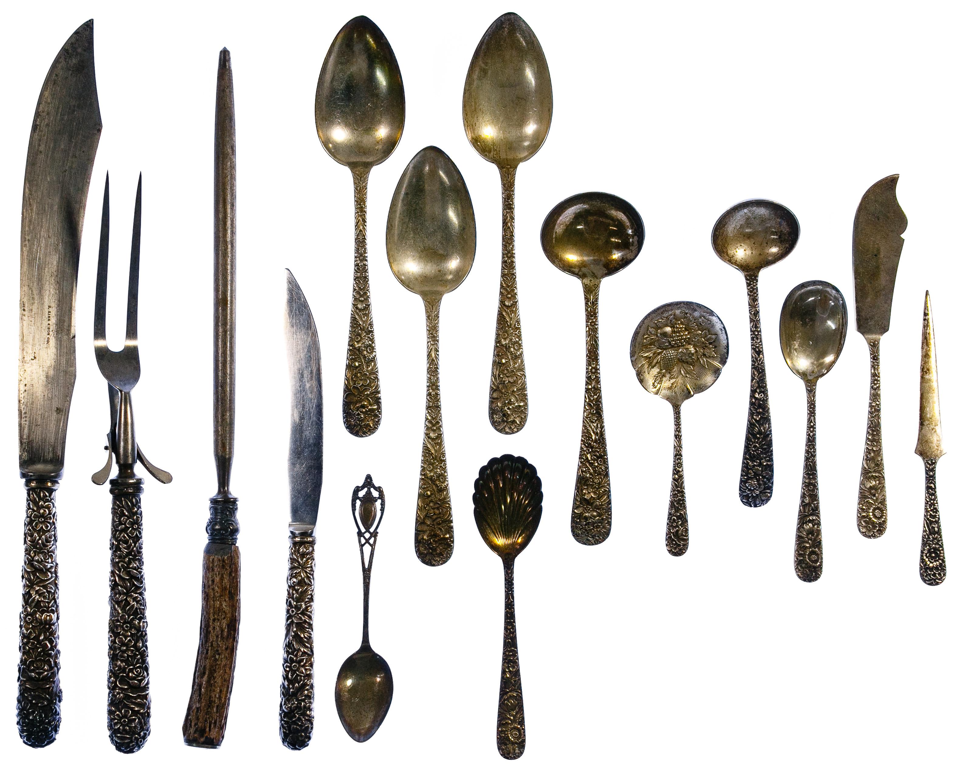 S Kirk & Son 'Repousse' Sterling Silver Flatware