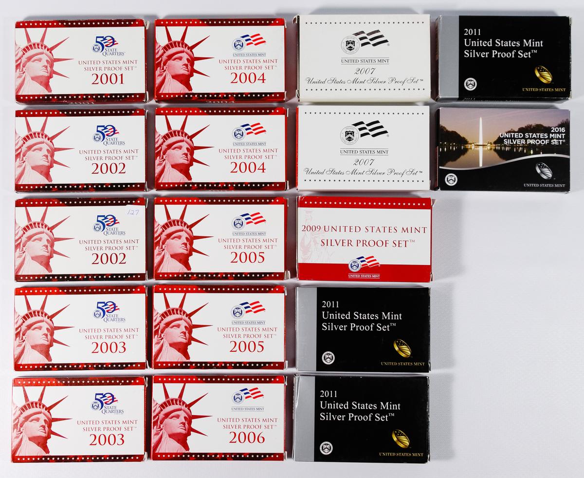 US Silver Proof Set Assortment