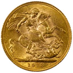 England: 1913 Gold Sovereign