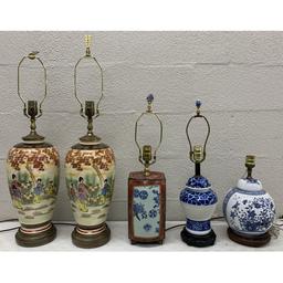 Asian Style Table Lamp Assortment