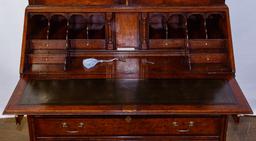 Georgian Style Oak Secretaire Bookcase