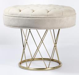 Mid-Century Modern Vanity Stool