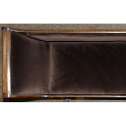 Empire Walnut Chaise