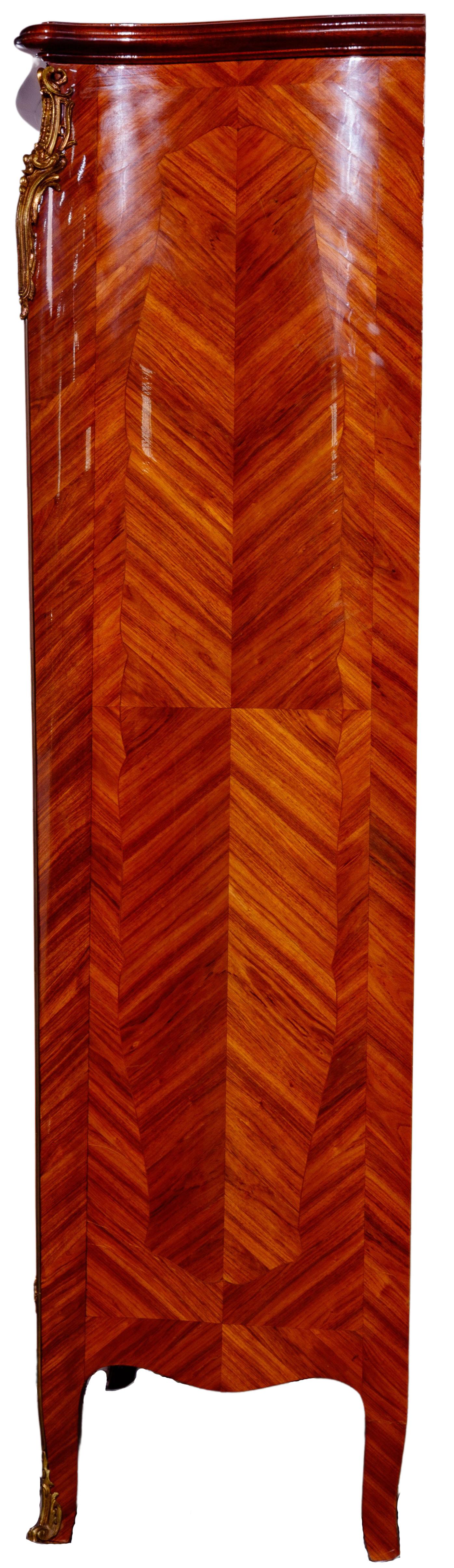 Inlaid Wood Veneer Wardrobe