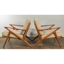 (Attributed to) Poul Jensen for Selig 'Z' Chairs