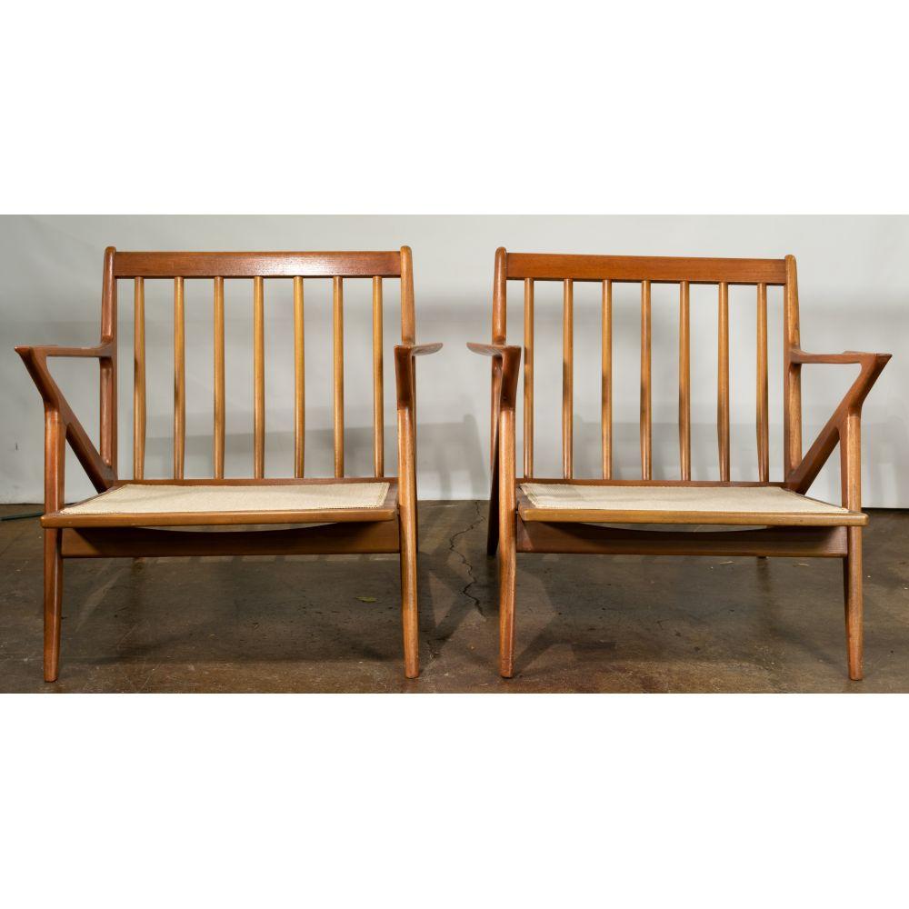 (Attributed to) Poul Jensen for Selig 'Z' Chairs