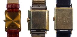 14k Gold Case Wrist Watch Assortment