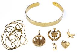 14k Yellow Gold Jewelry Assortment