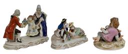 Meissen, Herend and German Porcelain Figurine Assortment