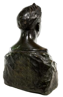 Myra Reynolds Richards (American, 1882-1934) 'William H. Leedy' Bronze Bust