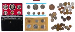 US and World Coin and Currency Assortment