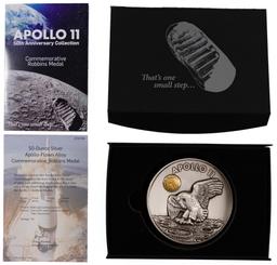 2019 Apollo 11 50th Anniversary Silver Commemorative Robbins Medal