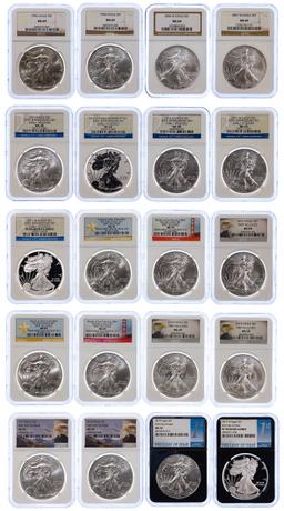 Silver Eagle $1 NGC Assortment