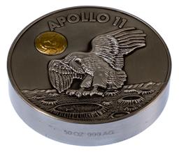 2019 Apollo 11 50th Anniversary Silver Commemorative Robbins Medal