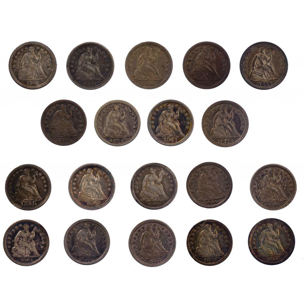 Half Dime (H10c) Partial Set