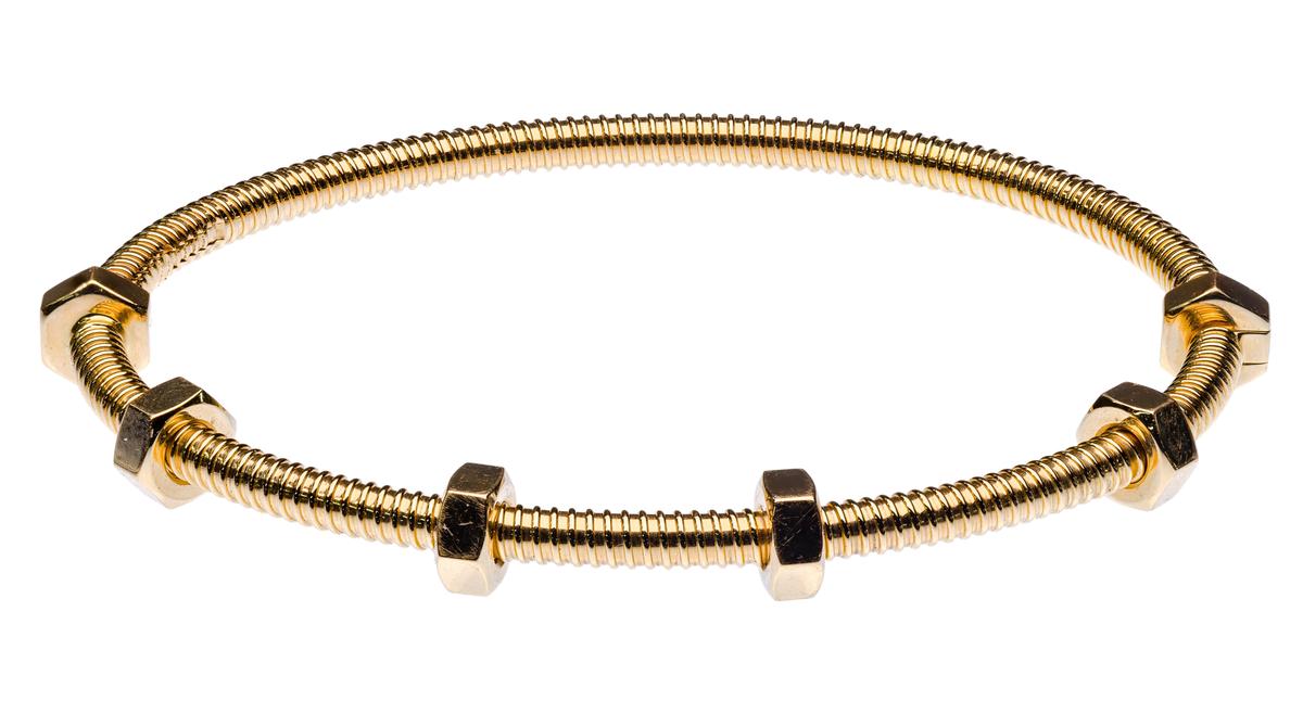 Cartier 18k Yellow Gold 'Ecrou de Cartier' Bracelet