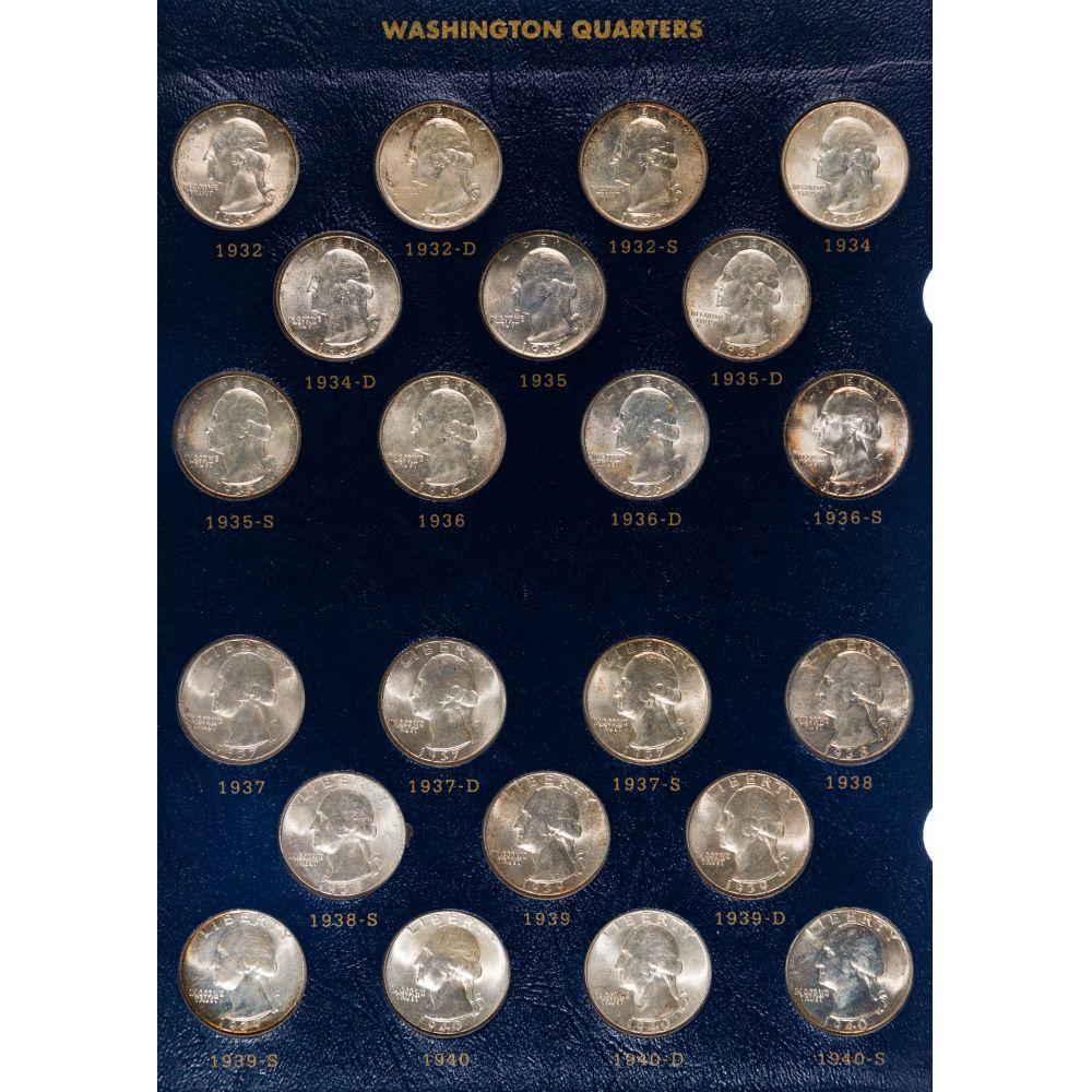 1932-1990 Washington 25c Complete Set