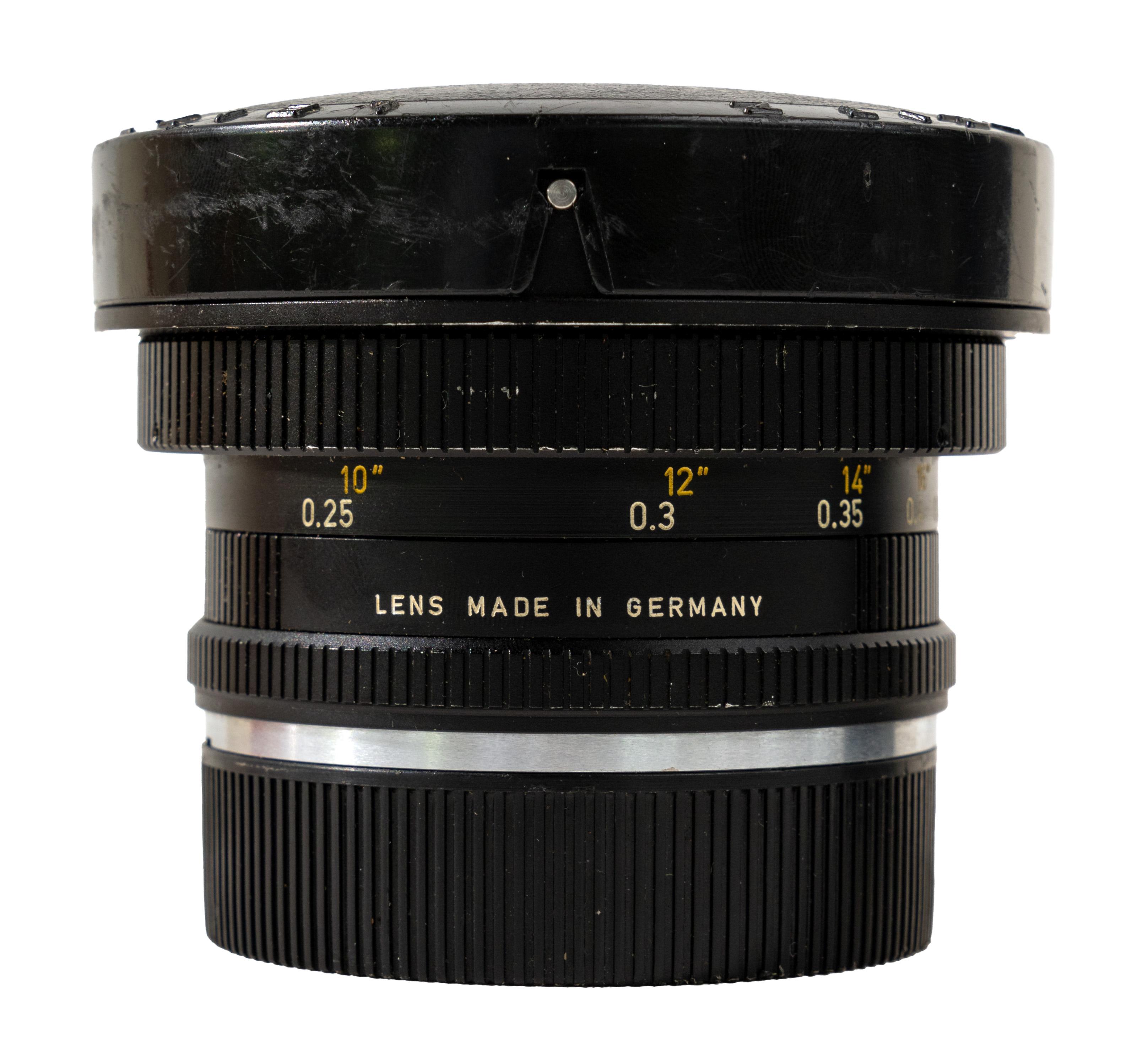 Leitz Wetzlar Super-Angulon-R 1:4/21mm Lens With Box