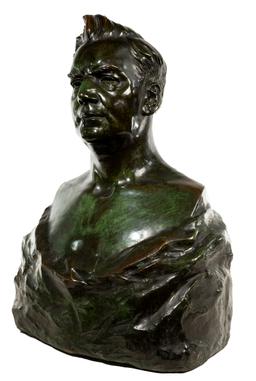 Myra Reynolds Richards (American, 1882-1934) 'William H. Leedy' Bronze Bust