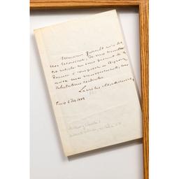 Ladislas Mickiewicz (French, 1838-1926) Handwritten Signed Notes