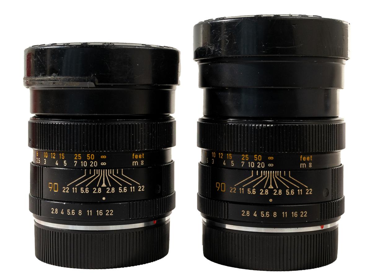 Leitz Wetzlar Elmarit-R 1:2.8/90mm Lenses with Boxes