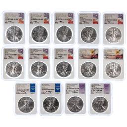 Silver Eagle $1 MS-70 NGC Assortment