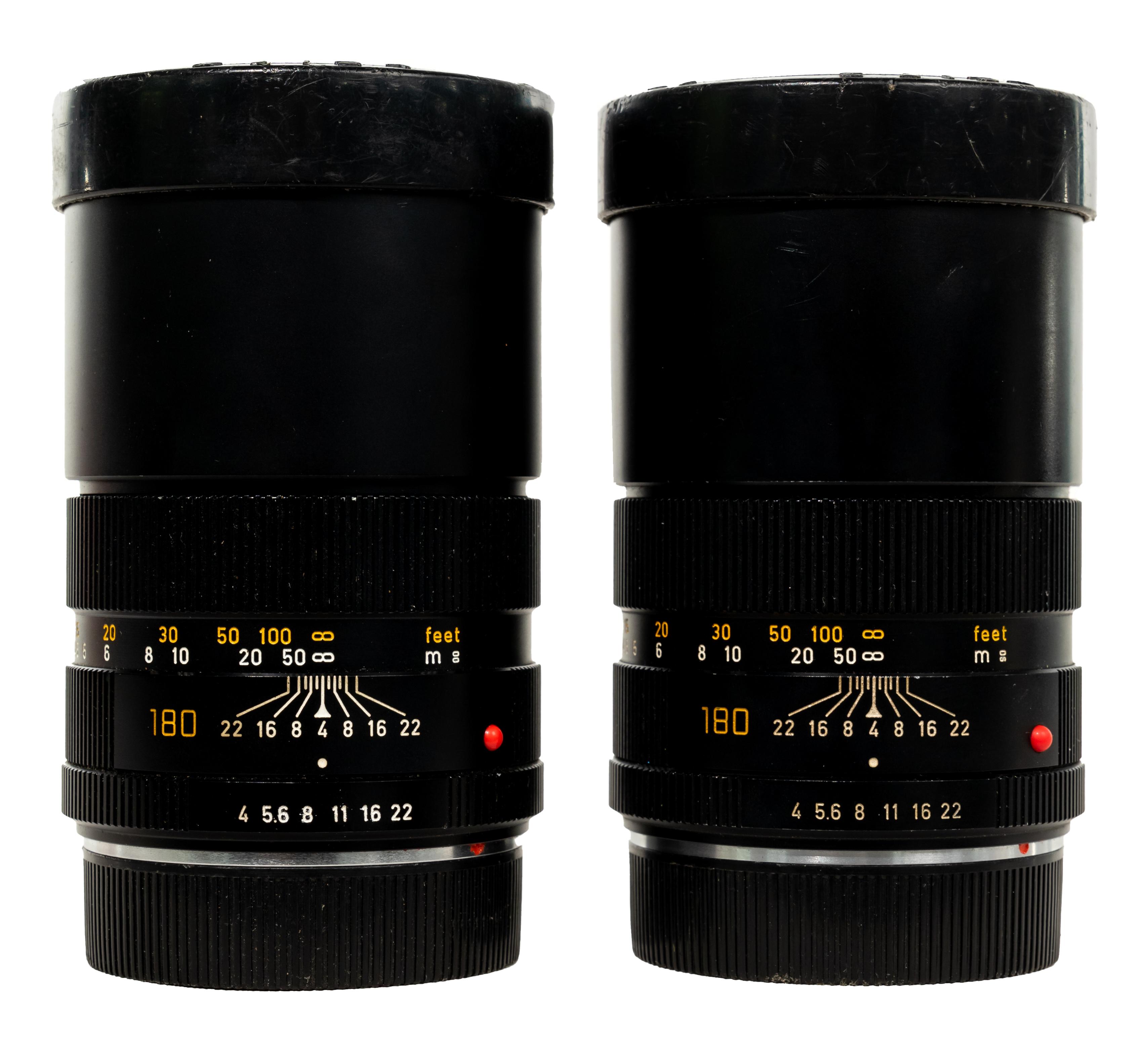 Leitz Wetzlar Elmar-R 1:4/180mm Lenses