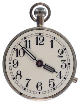 Brass and Enamel Quarter Repeater Paperweight Clock