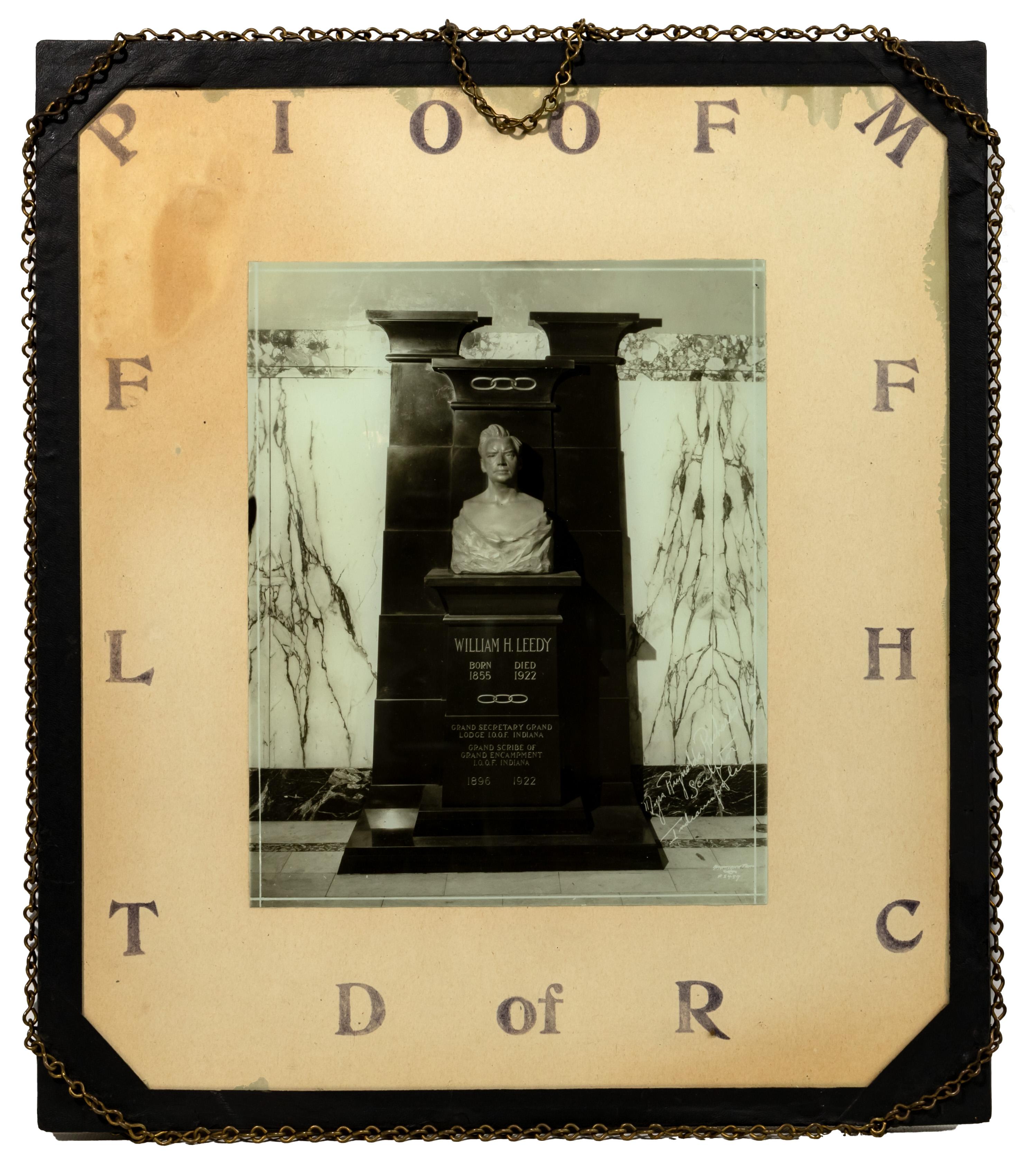 Myra Reynolds Richards (American, 1882-1934) 'William H. Leedy' Bronze Bust