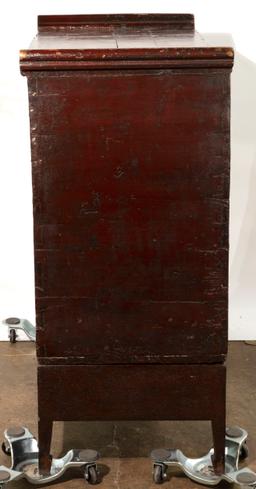 Chinese Mongolian Painted and Lacquered Trunk