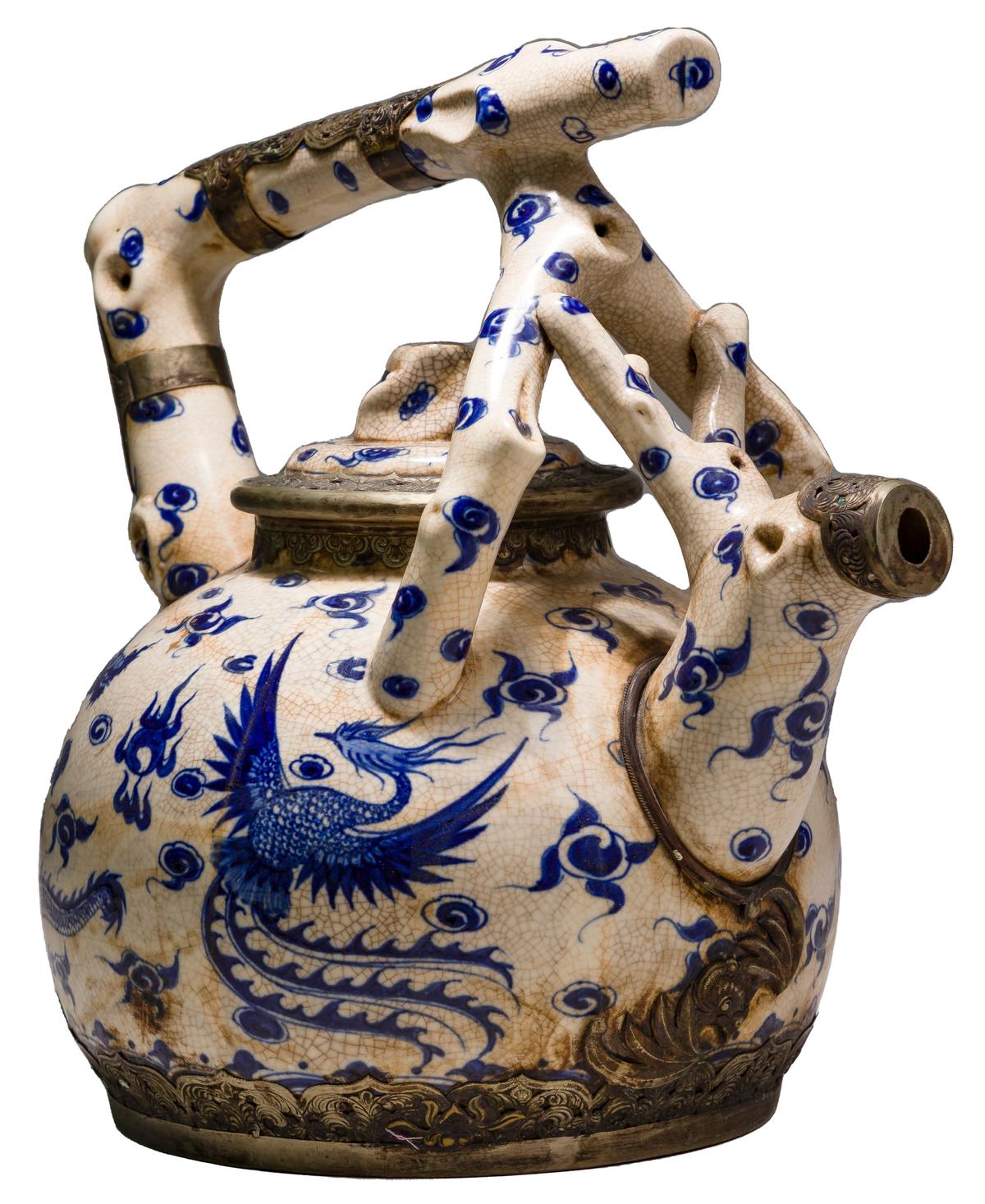 Asian Style Porcelain Teapot