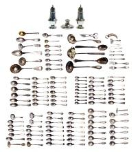 Sterling (925), Coin (900) and European (830) Silver Flatware Assortment