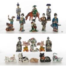 Asian Porcelain Figurine Assortment
