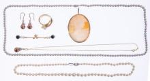 14k Gold and Pearl / Shell Jewelry Assortment