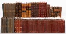 Decorative Leather and Cloth Bound Book Assortment