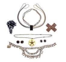 Roger Scemama Rhinestone and Costume Jewelry Assortment