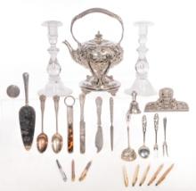 Sterling Silver, Tableware and Pen Assortment