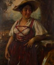 Carl Kricheldorf (German, 1863-1934) Oil on Canvas
