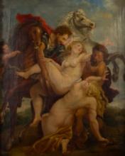 After Peter Paul Rubens (1577-1640) 'Rape of the Daughters of Leucippus' Oil on Canvas