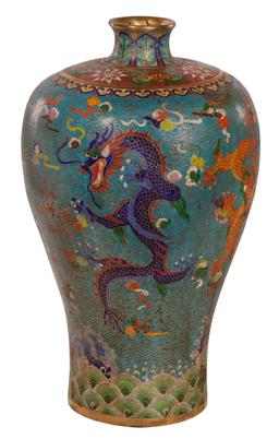 Chinese Cloisonne Meiping Vase