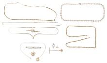 14k and 10k Gold Jewelry Assortment