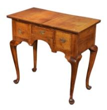 19th Century Queen Anne Style Walnut Lowboy