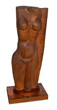 Bunni Sovetski (American, 1910-1986) Carved Wood Sculpture