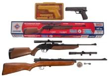 Crossman and Marksman Air Soft Gun Assortment