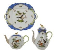 Herend Rothschild Bird Blue Assortment