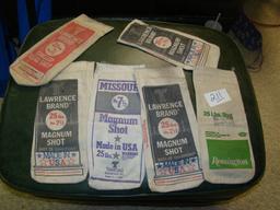 REMINGTON & MAGNUM SHOT CLOTH BAGS 6 PIECES