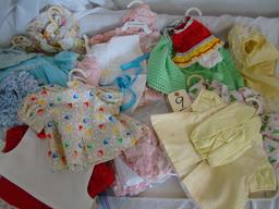 DOLL CLOTHES ASSORTED COLLECTION 13 OUTFITS AND MISCELLANEOUS